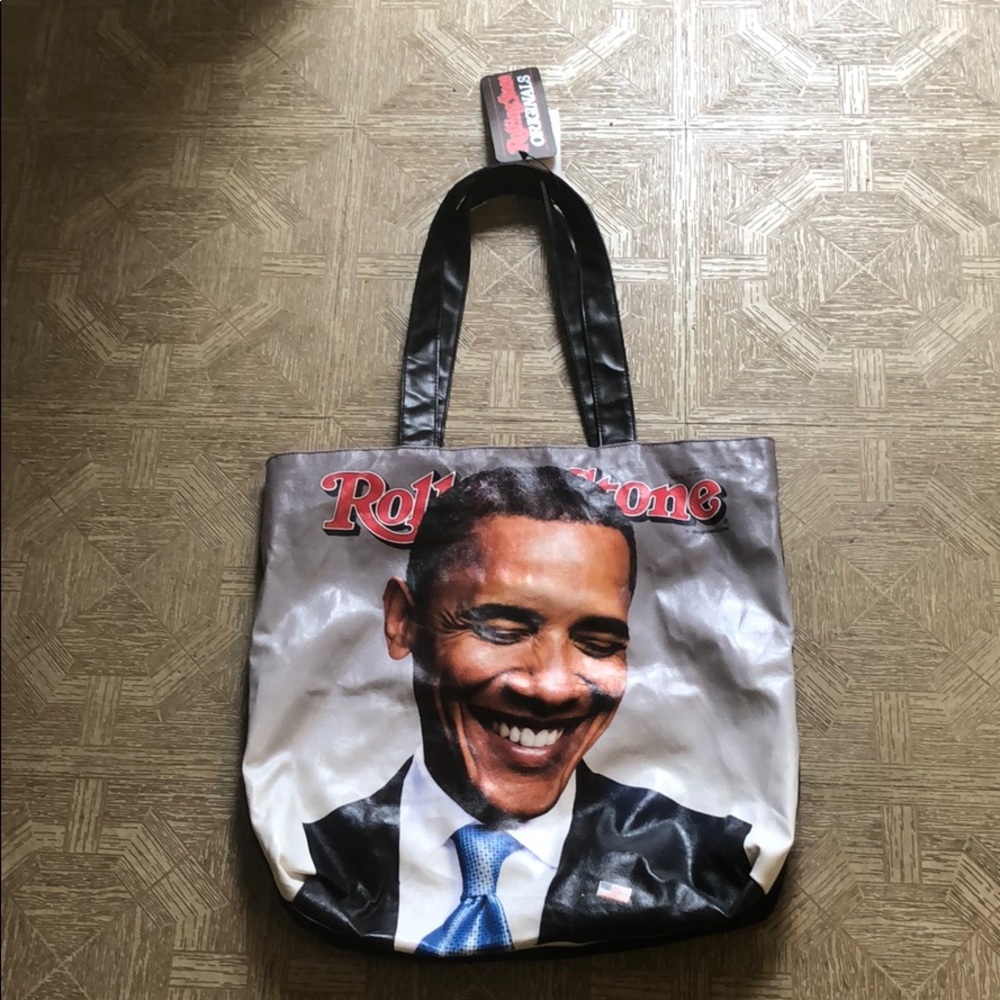 NWT RollingStone Obama tote bag